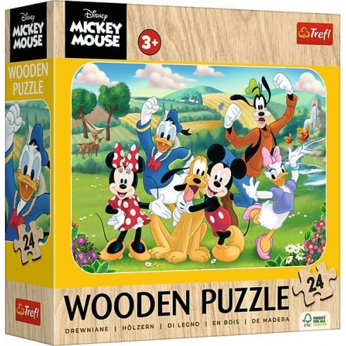 Holz Puzzle Junior 24 - Disney Mickey Mouse and Friends