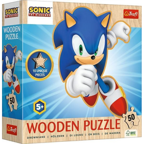 Holz Puzzle Junior 50 - Sonic