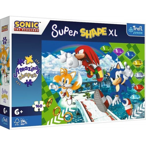 Junior Super Shape XL Puzzle 160 Teile - Sonic