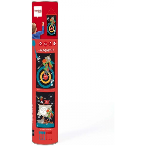 Scratch - Magnet Dartspiel Pirat gross
