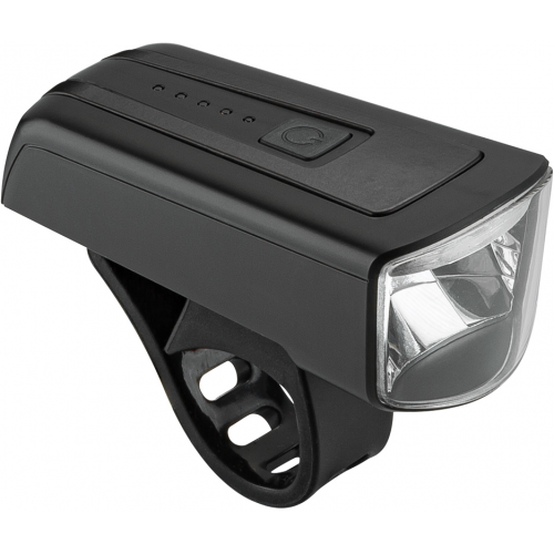 AXA Batterie-Scheinwerfer Dwn 70 Front Schwarz