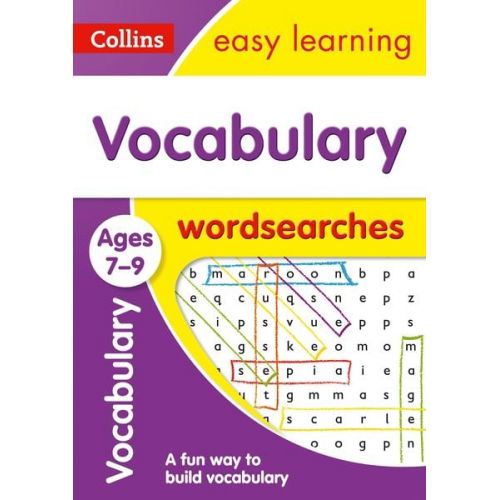 Collins Easy Learning - Vocabulary Word Searches Ages 7-9