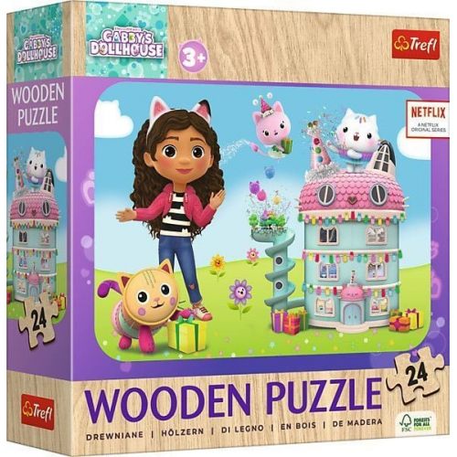 Holz Puzzle Junior 24 - Gabby's Dollhouse