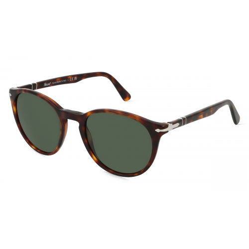 Persol 0PO3152S Herren-Sonnenbrille Vollrand Panto Acetat-Gestell, braun