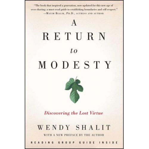 Wendy Shalit - A Return to Modesty