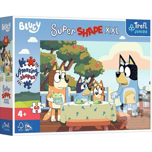 Junior Super Shape XXL Puzzle 60 Teile - Bluey