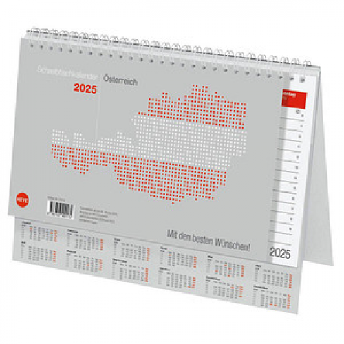 Heye Tischquerkalender Wochenplanung 2025