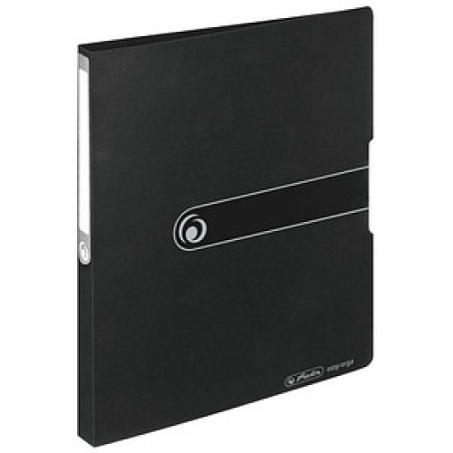 herlitz Ringbuch 2-Ringe schwarz 2,7 cm DIN A4