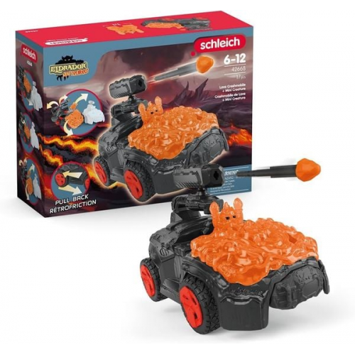 Schleich 42668 - Eldrador Mini Creatures, Lava-Crashmobile mit Mini Creature, 17-teilig, Spielset