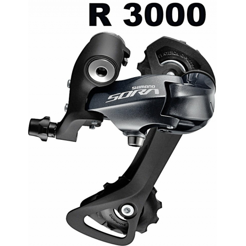 Shimano 9-fach Schaltwerk RD-R3000-SS Sora schwarz