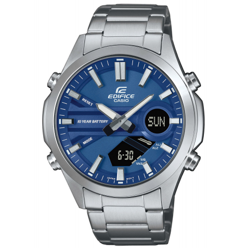 Casio EFV-C120D-2AEF Edifice Herrenuhr Chronograph Stahl/Blau