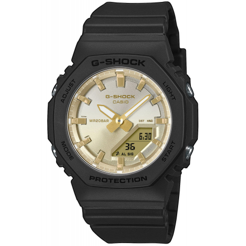 Casio GMA-P2100SG-1AER G-Shock Ana-Digi Damenuhr Schwarz/Goldfarben