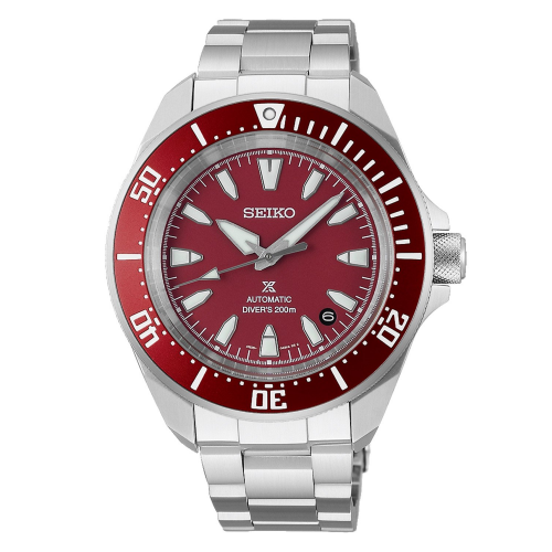 Seiko SRPL11K1 Prospex Sea Herrenuhr Automatik Slim Samurai Rot