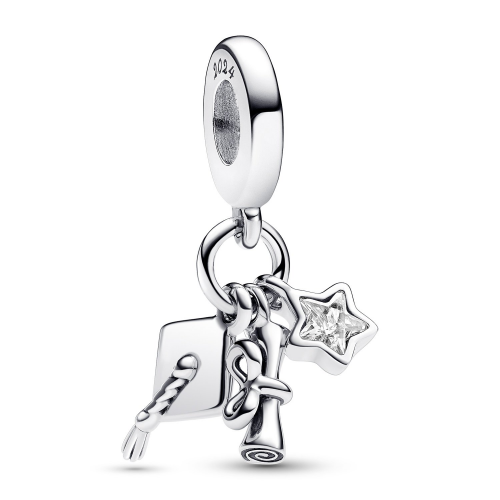 Pandora 793240C01 Charm-Anhänger Abschluss 2024 Silber