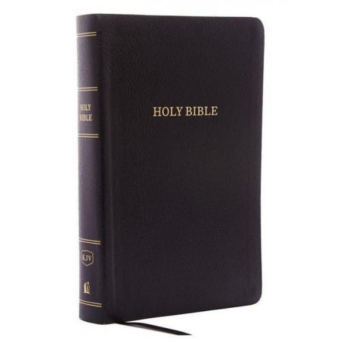 Thomas Nelson - KJV, Reference Bible, Personal Size Giant Print, Bonded Leather, Black, Indexed, Red Letter Edition