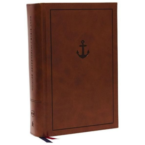 Thomas Nelson - Nkjv, Interleaved Bible, Journal Edition, Leathersoft Over Board, Brown, Red Letter, Comfort Print