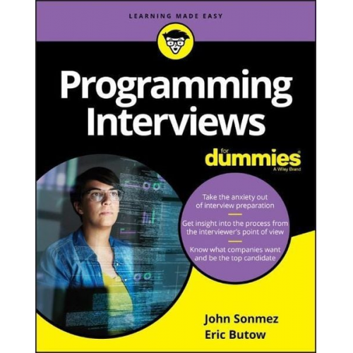 John Sonmez Eric Butow - Programming Interviews for Dummies