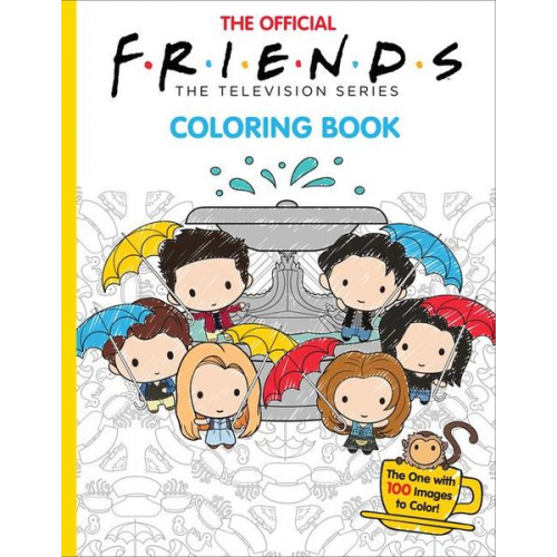 Scholastic - The Official Friends Coloring Book: The One with 100 Images to Color!