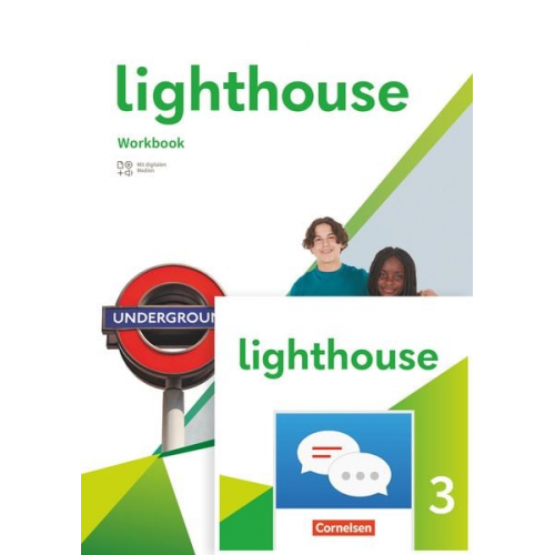 Lighthouse Band 3: 7. Schuljahr - Workbook mit Audios, Erklärfilmen und Lösungen - plus Zugangscode zu interaktivem Kompetenztraining in ChatClass