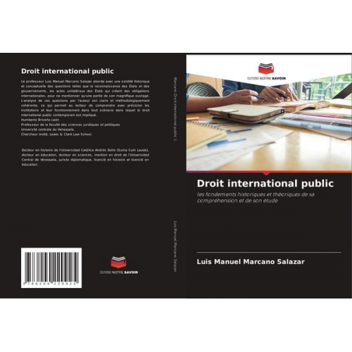 Luis Manuel Marcano Salazar - Droit international public