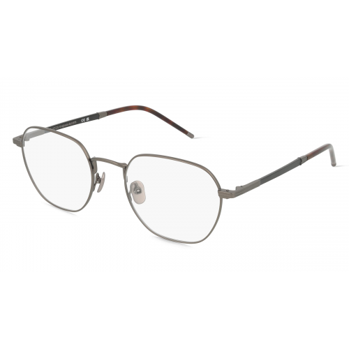 Lozza LOZVL2413 Herren-Brille inkl. Gläser Vollrand Eckig Metall-Gestell 53mm/21mm/145mm, grau