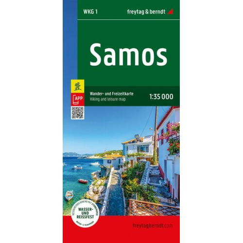 Samos, Wander- und Freizeitkarte 1:35.000, freytag & berndt