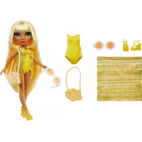 Rainbow High Swim & Style Fashion Doll- Sunny (Yellow)