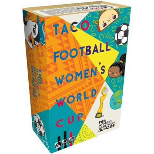 Blue Orange BLOD01011 - Taco Football Womens World Cup, Partyspiel, Kartenspiel, DE-Ausgabe