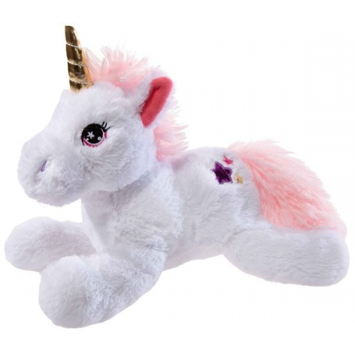 Heunec 351578 - EINHORN liegend, weiß, Plüschtier, 30 cm