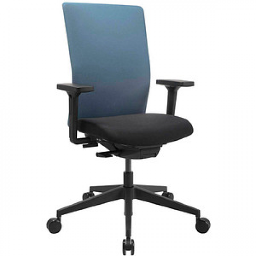 Topstar Bürostuhl AirWork G, PA50OMT0MT6 Stoff blau, Gestell schwarz