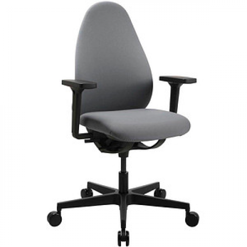 Topstar Bürostuhl Soft Sitness Art G, SA60O2MT3MT3 Stoff grau, Gestell schwarz