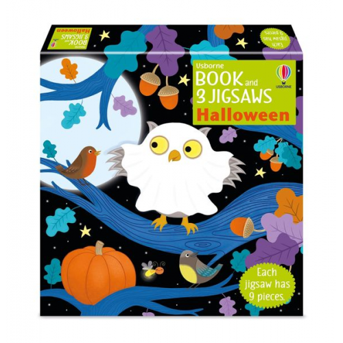 Sam Taplin - Usborne Book and 3 Jigsaws: Halloween