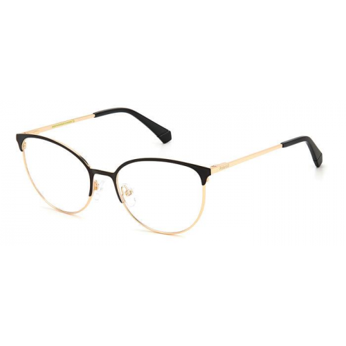 Brille  Polaroid Pld d443 col.  2m2 Damen Cat eye Schwarzes gold