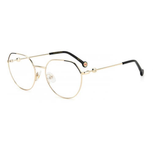 Brille  Carolina herrera Ch 0059 col. rhl Damen Geometrische Schwarzes gold