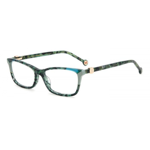 Brille  Carolina herrera Her 0114 col. phw Damen Rechteckig Havanna / grün