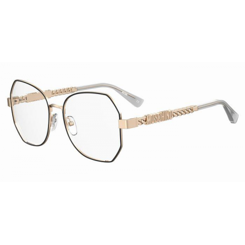 Brille  Moschino Mos621 col. 2m2 Damen Geometrische Schwarzes gold