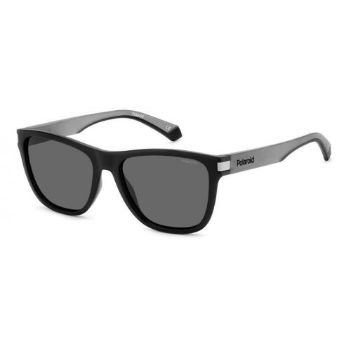 Sonnenbrillen  Polaroid Pld 2138/s col. o6w/m9 Unisex Squadrata Nero opaco/grigio