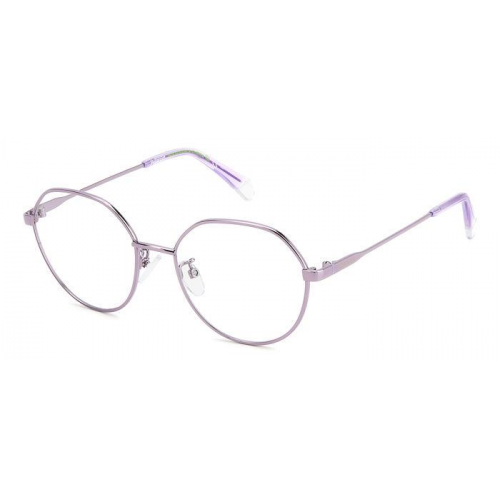 Brille  Polaroid Pld d490/g col. 789 Damen Geometrische Lila