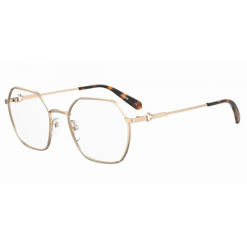 Brille  Moschino Mol614 col. 000 Damen Geometrische Gold