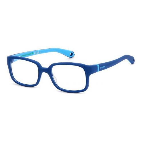 Brille  Polaroid Pld k005 col. fll Bambino Squadrata Blu