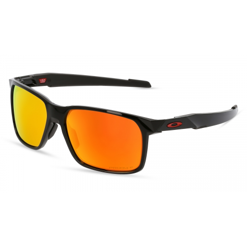 Oakley OO9460  PORTAL X Herren-Sonnenbrille Vollrand Eckig Kunststoff-Gestell, schwarz