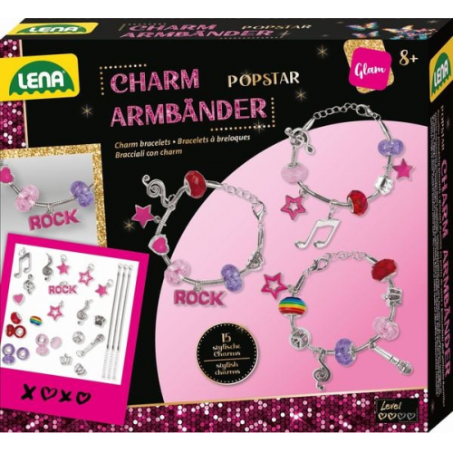 Lena - Charm Armbänder Popstar, Faltschachtel