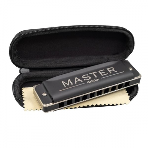 Master Edition Blues Harmonica in D (incl. soft case and cleaning cloth)