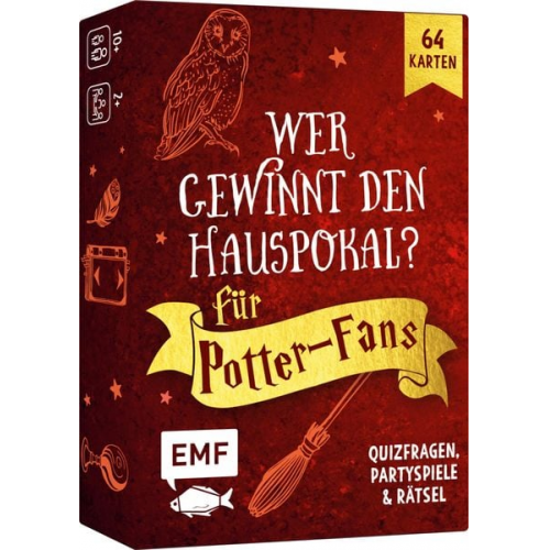 Kartenbox: Wer gewinnt den Hauspokal? Das Partyspiel für alle Harry Potter-Fans