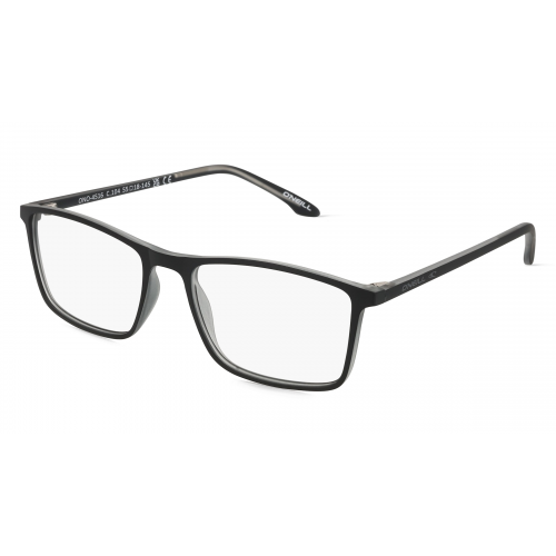 O'Neill ONO 4516 Herren-Brille inkl. Gläser Vollrand Eckig Kunststoff-Gestell 55mm/18mm/145mm, schwarz