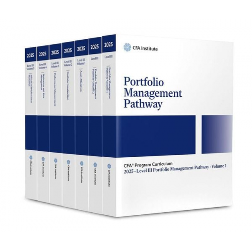 CFA Institute - 2025 Cfa Program Curriculum Level III Portfolio Management Box Set