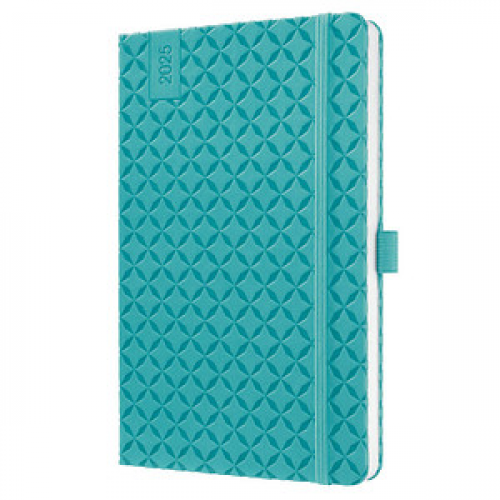 SIGEL Buchkalender Jolie 2025 aqua green