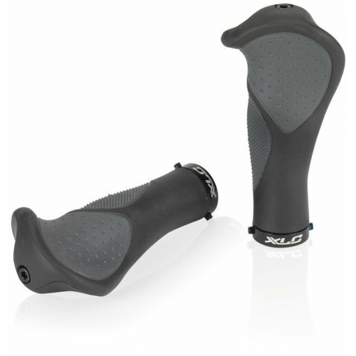 XLC Griffe Ergonomic GR-S22 135/92mm schwarz/grau