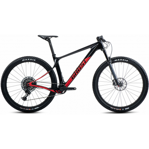 GHOST Lector SF LC Universal, 12 Gang Kettenschaltung, Herrenfahrrad, Diamant, Modell 2023, 29 Zoll 39 cm raw carbon/riot red - glossy/matt