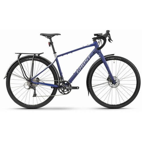 GHOST Asket EQ, 18 Gang Kettenschaltung, Herrenfahrrad, Diamant, Modell 2024, 28 Zoll 49 cm very dark purple/light grey - matt